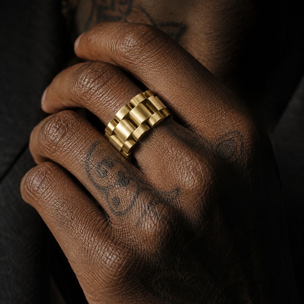 Engine | Wide Chain Ring for Men