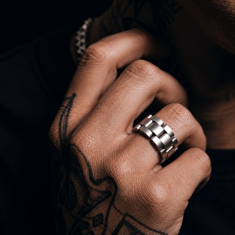 Engine | Bague Large Bracelet Montre Homme