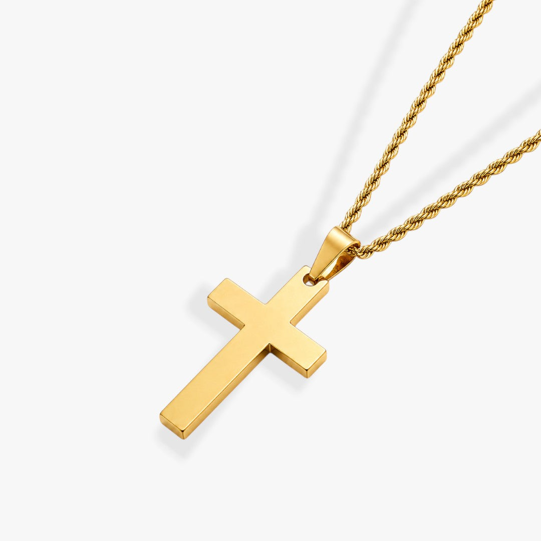 Essence | Collier Croix Homme