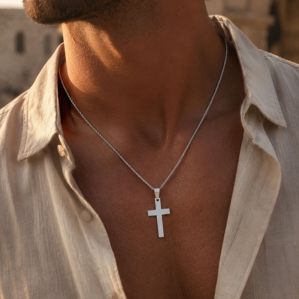 Essence | Men's Cross Necklace