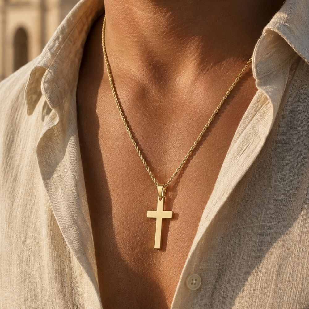 Essence | Men's Cross Necklace