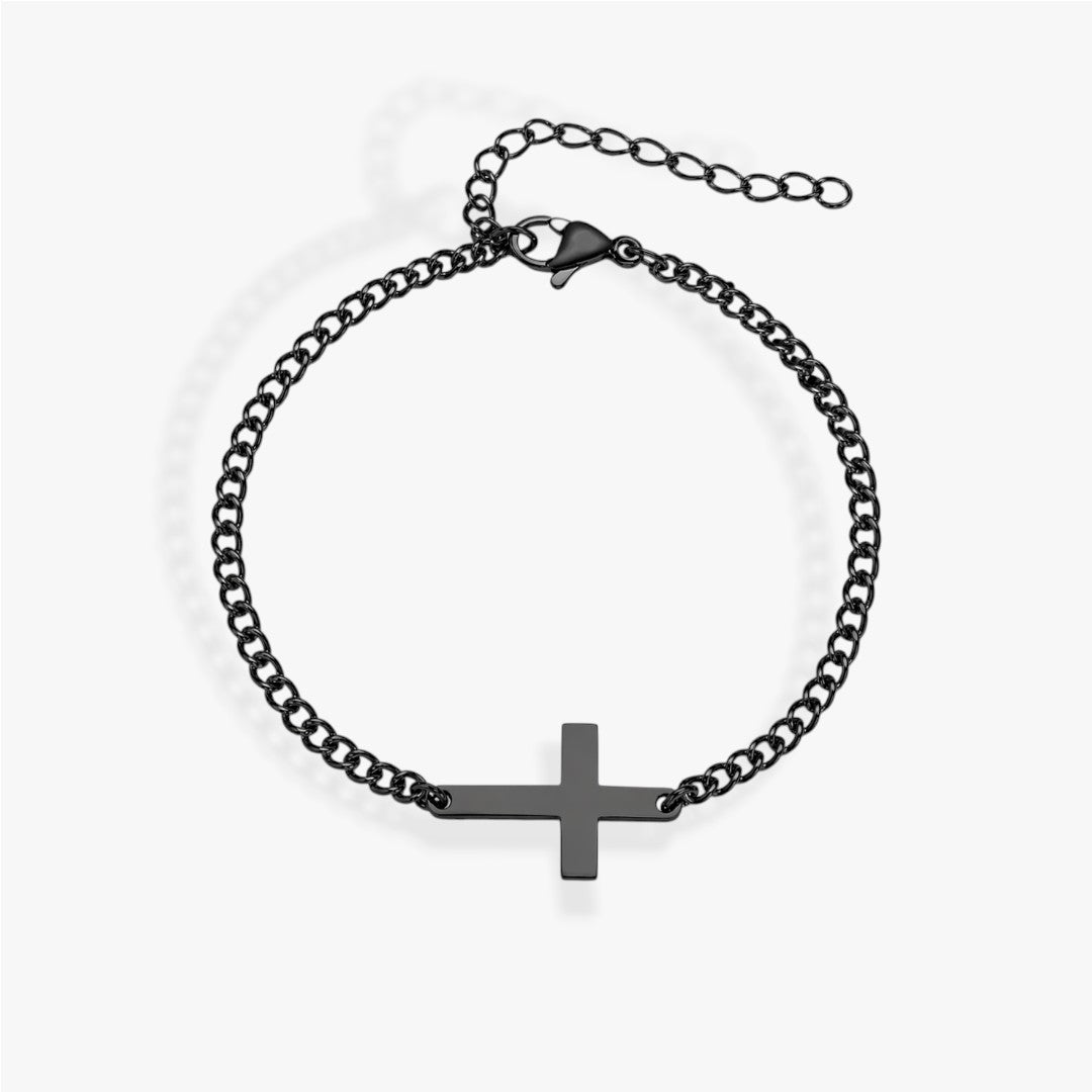 Eternal | Bransoletka Męska Krzyż