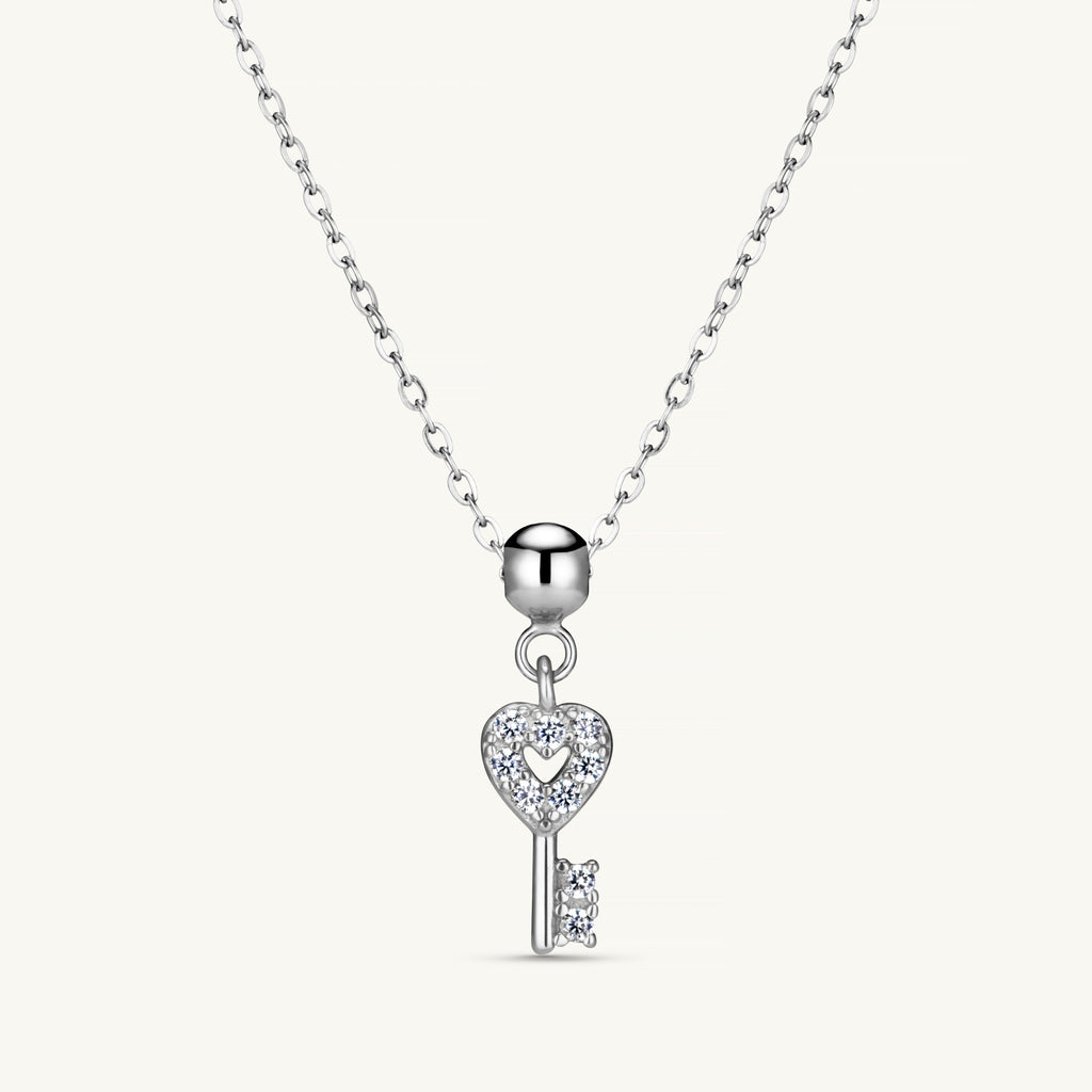 Pendentif Clé Éternelle en Argent
