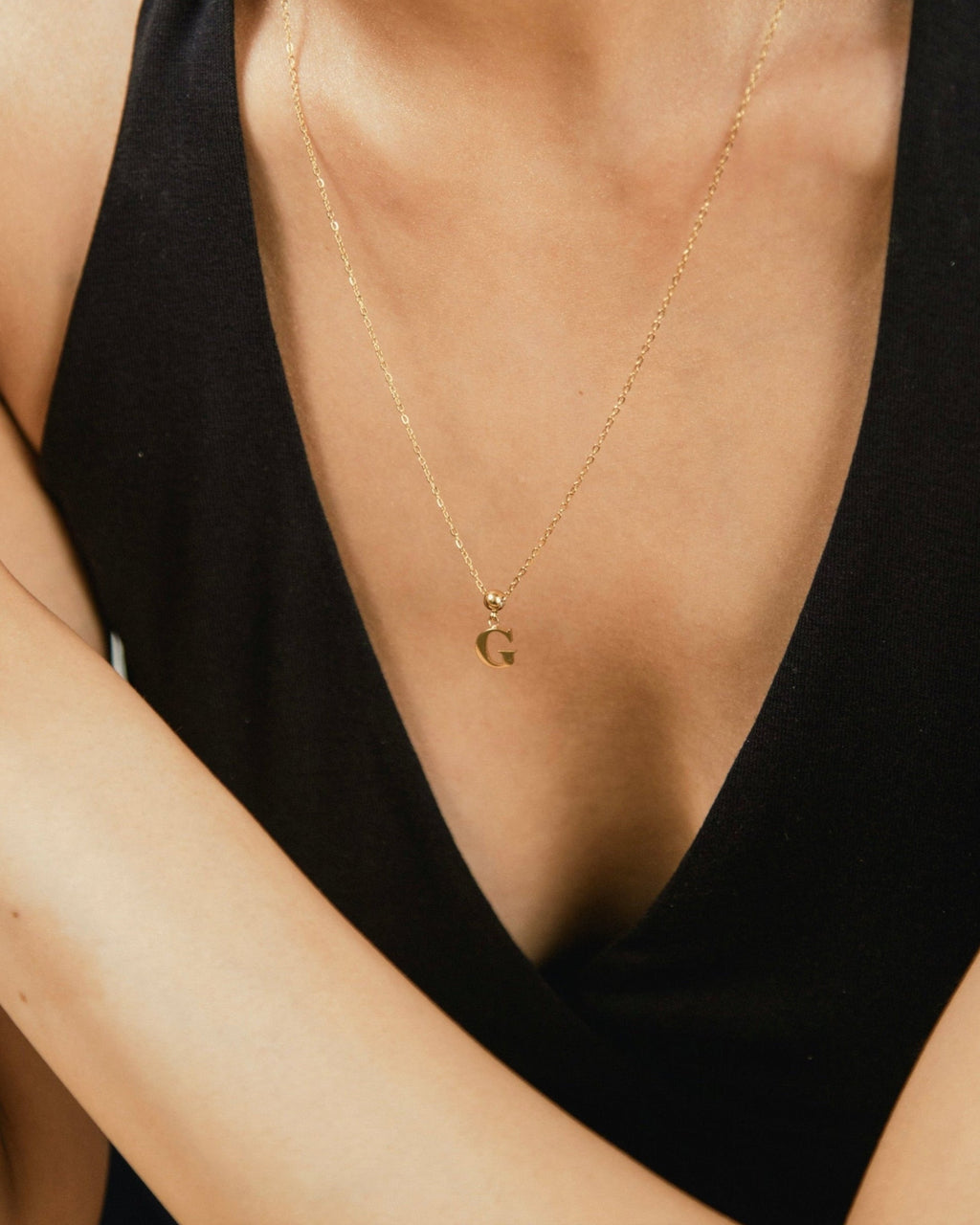 Pendentif Initiale G Classique en Or