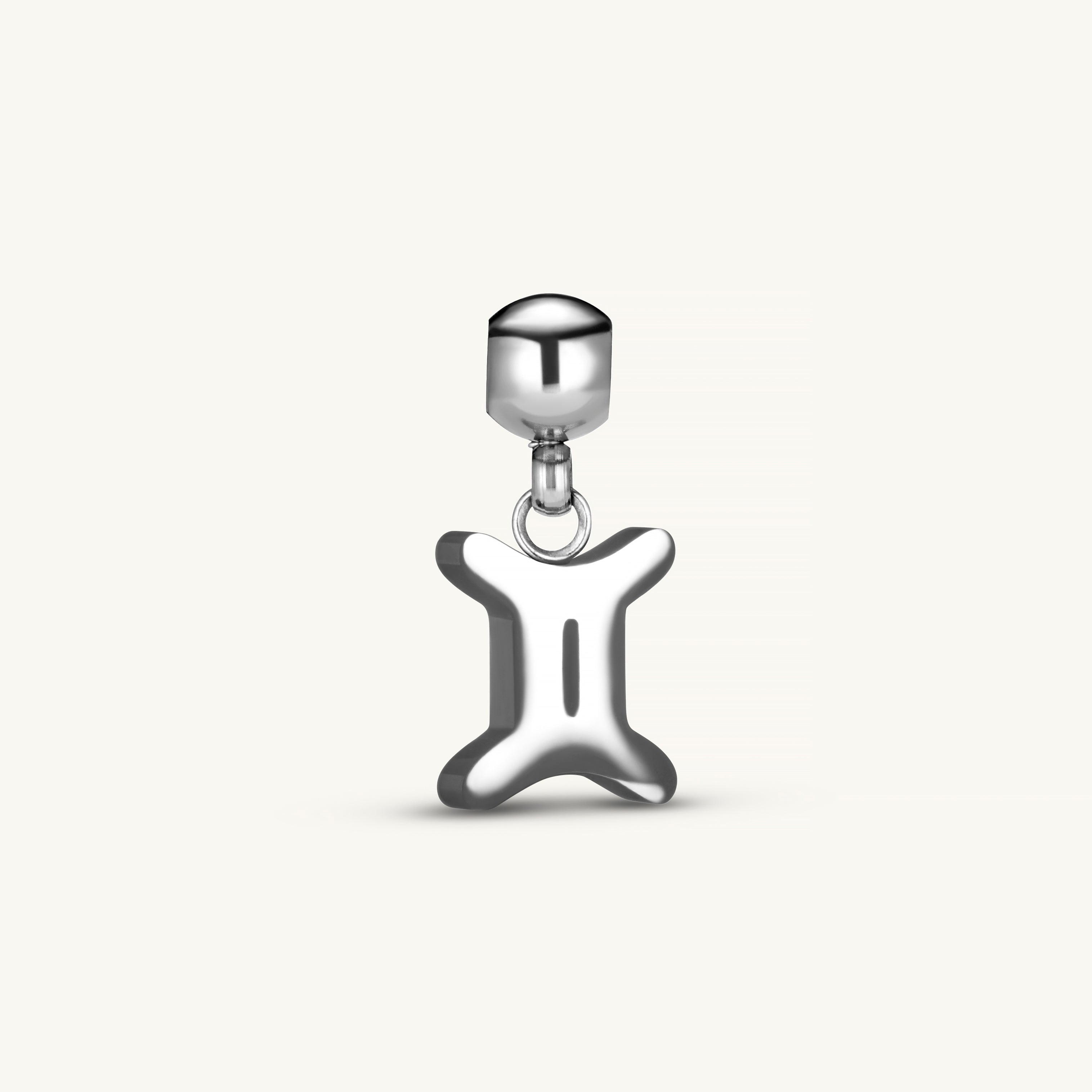 Pendentif Classique Gémeaux en Argent