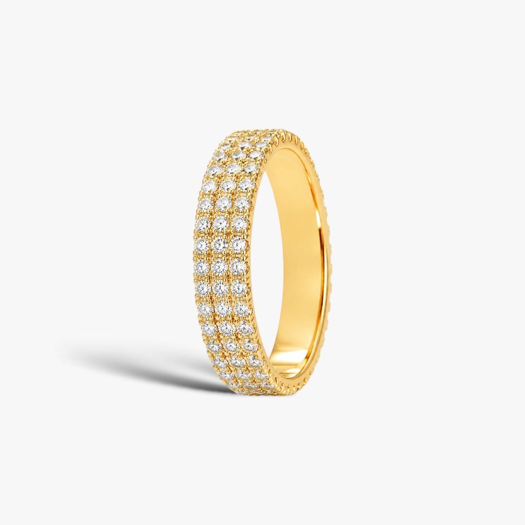 Glow | Bague Anneau Zircon Homme