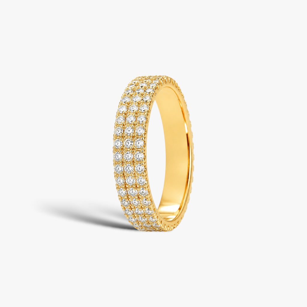 Glow | Bague Anneau Zircon Homme