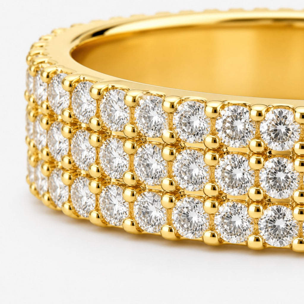 Glow | Bague Anneau Zircon Homme