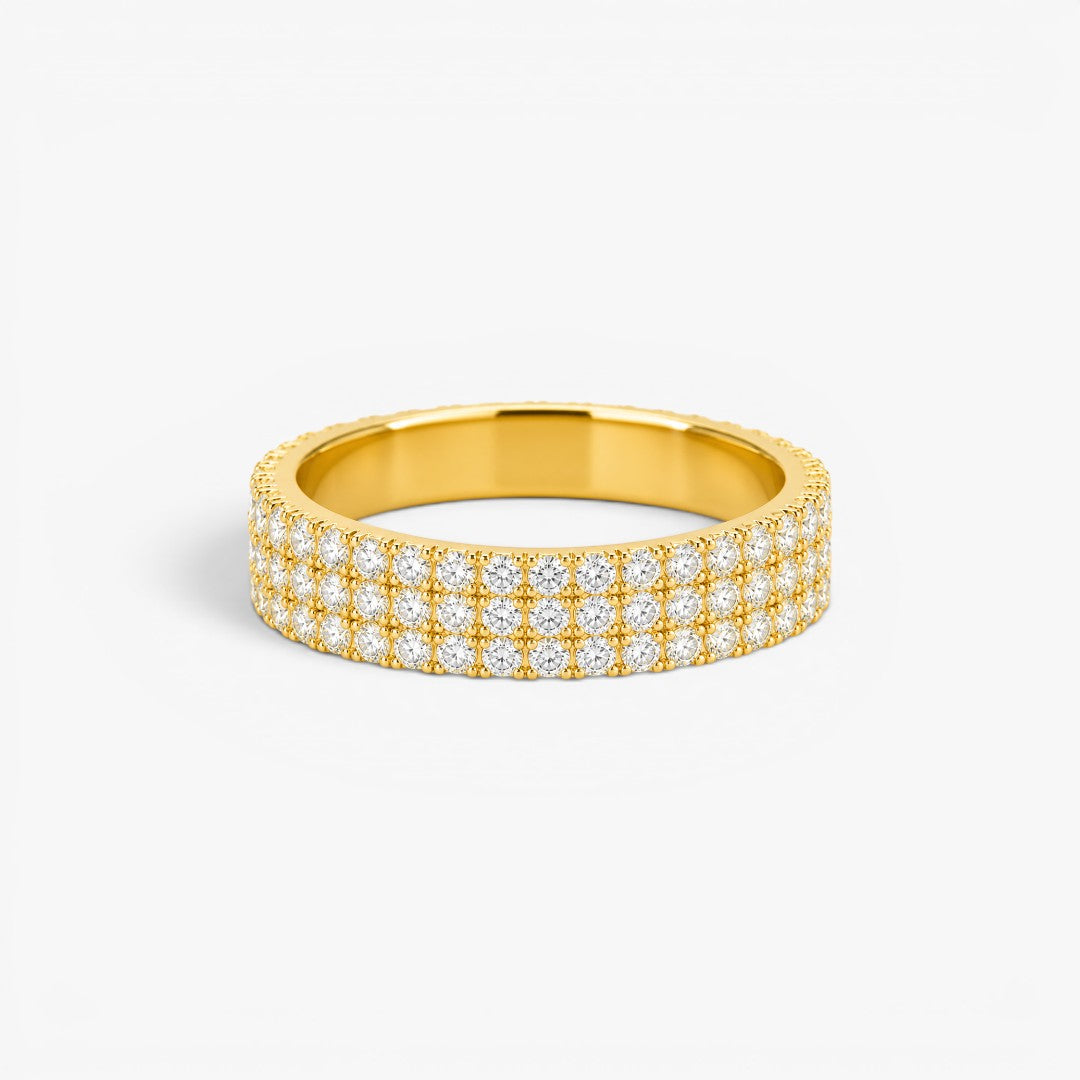 Glow | Bague Anneau Zircon Homme