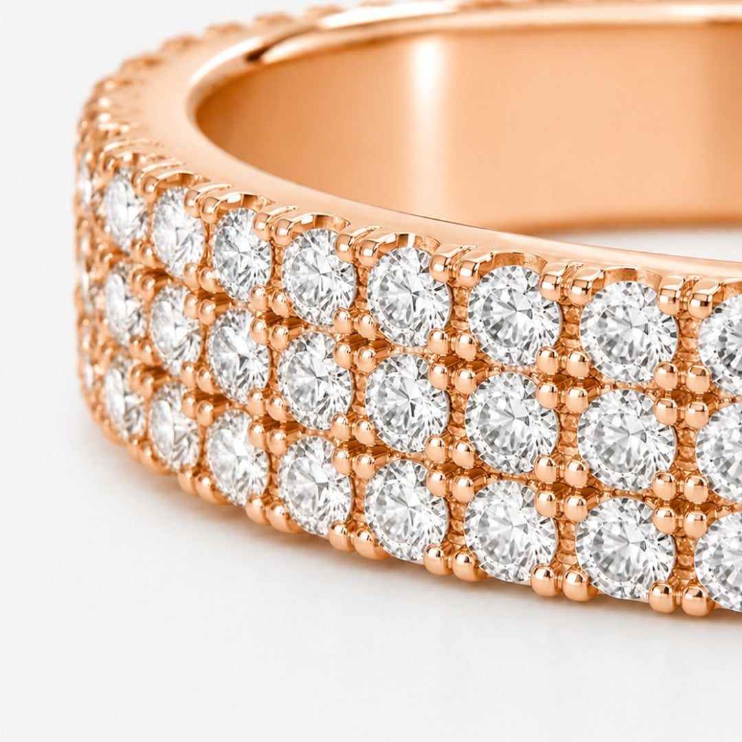 Glow | Bague Anneau Zircon Homme
