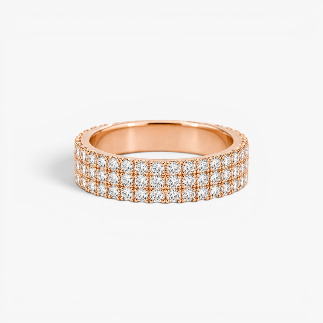 Glow | Bague Anneau Zircon Homme