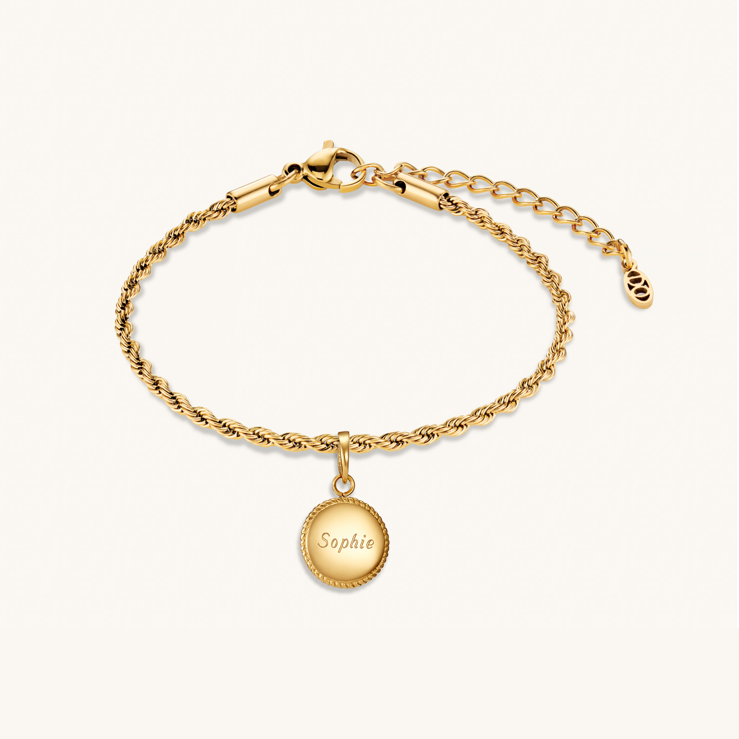 Bracelet Cercle Perlé en Or