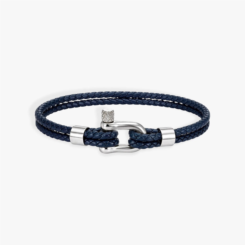 Harbor | Bracelet Cuir Tressé Homme