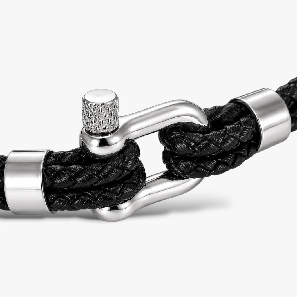 Harbor | Bracelet Cuir Tressé Homme