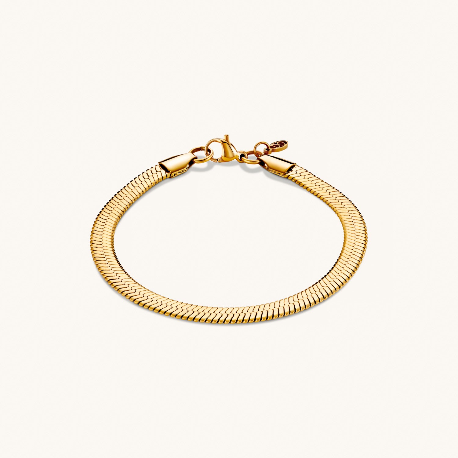 Bracelet Chaîne Épi en Or