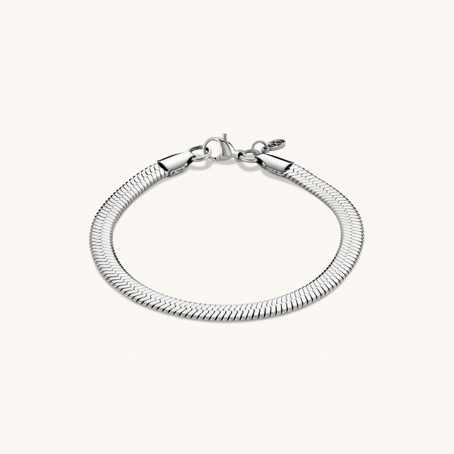 Bracelet Chaîne Épi en Argent