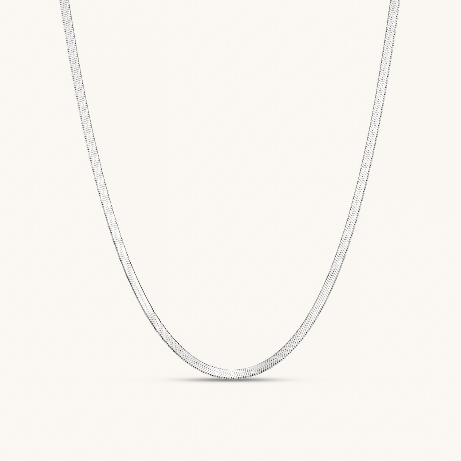 Collier Maille Serpent Fine en Argent