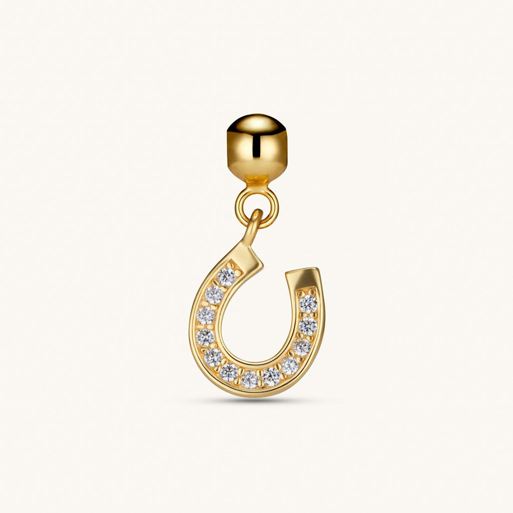 Pendentif Fer à Cheval Porte-Bonheur en Or