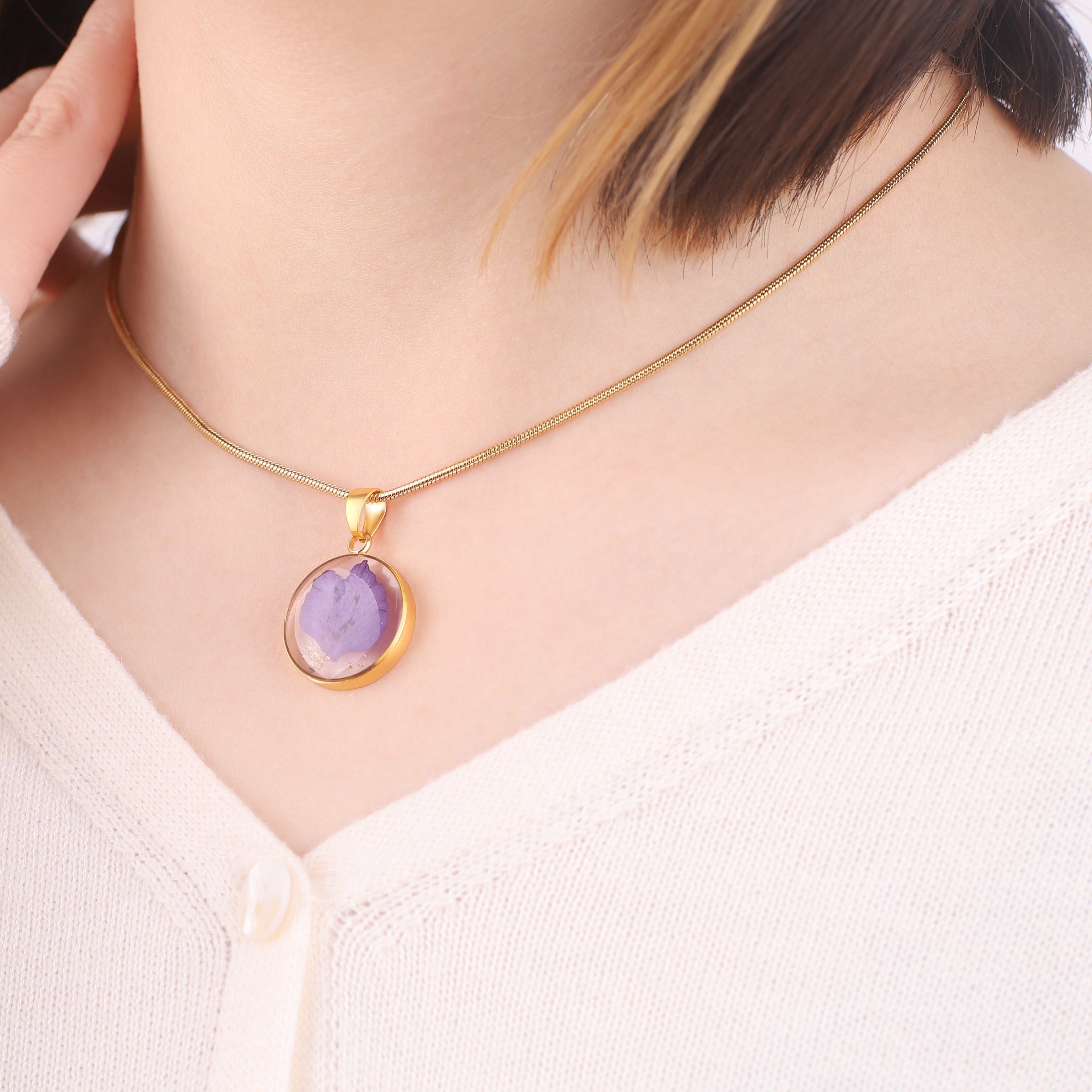 Florale Essenz Halskette