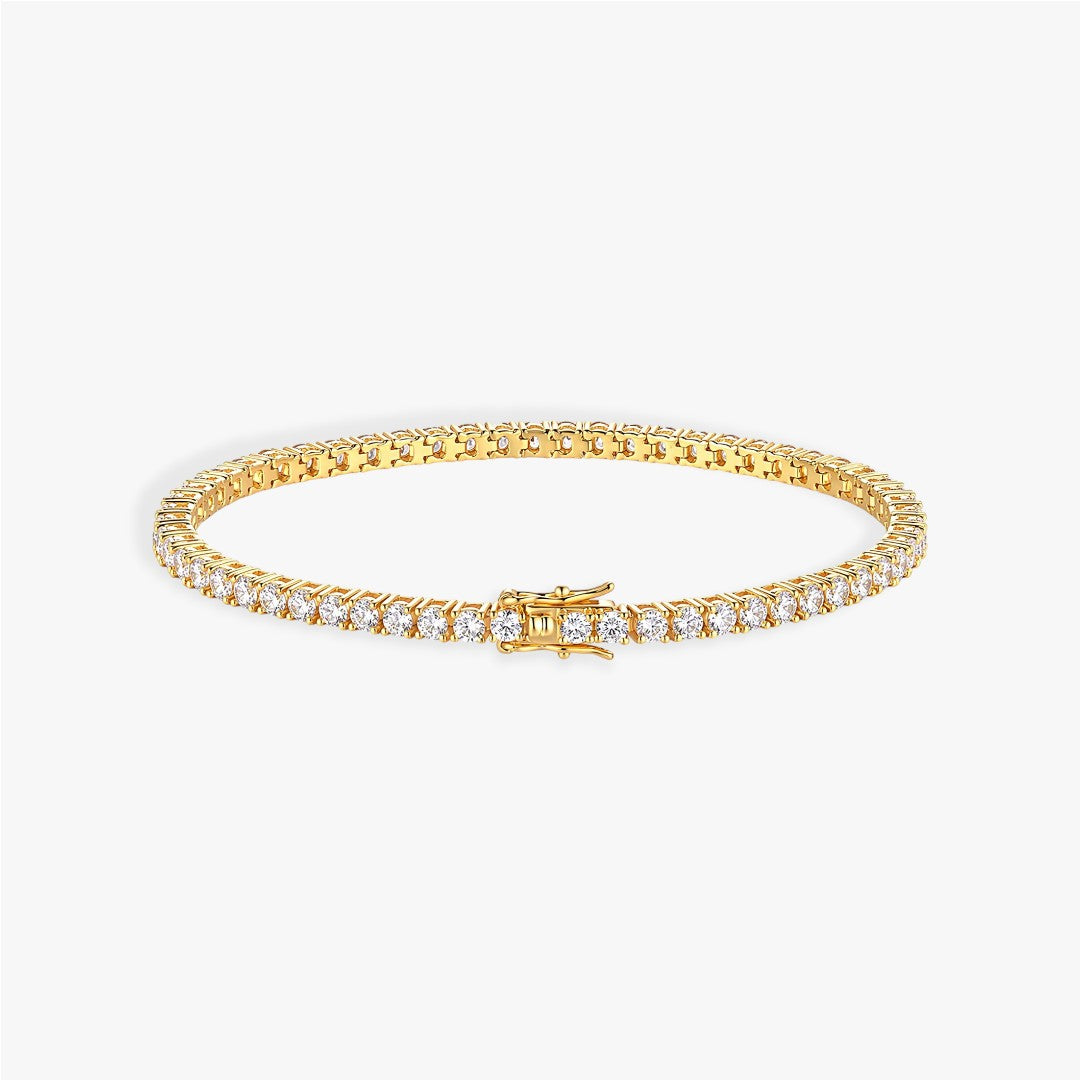 Ice | Bracelet Tennis Zircon Homme Certification GRA