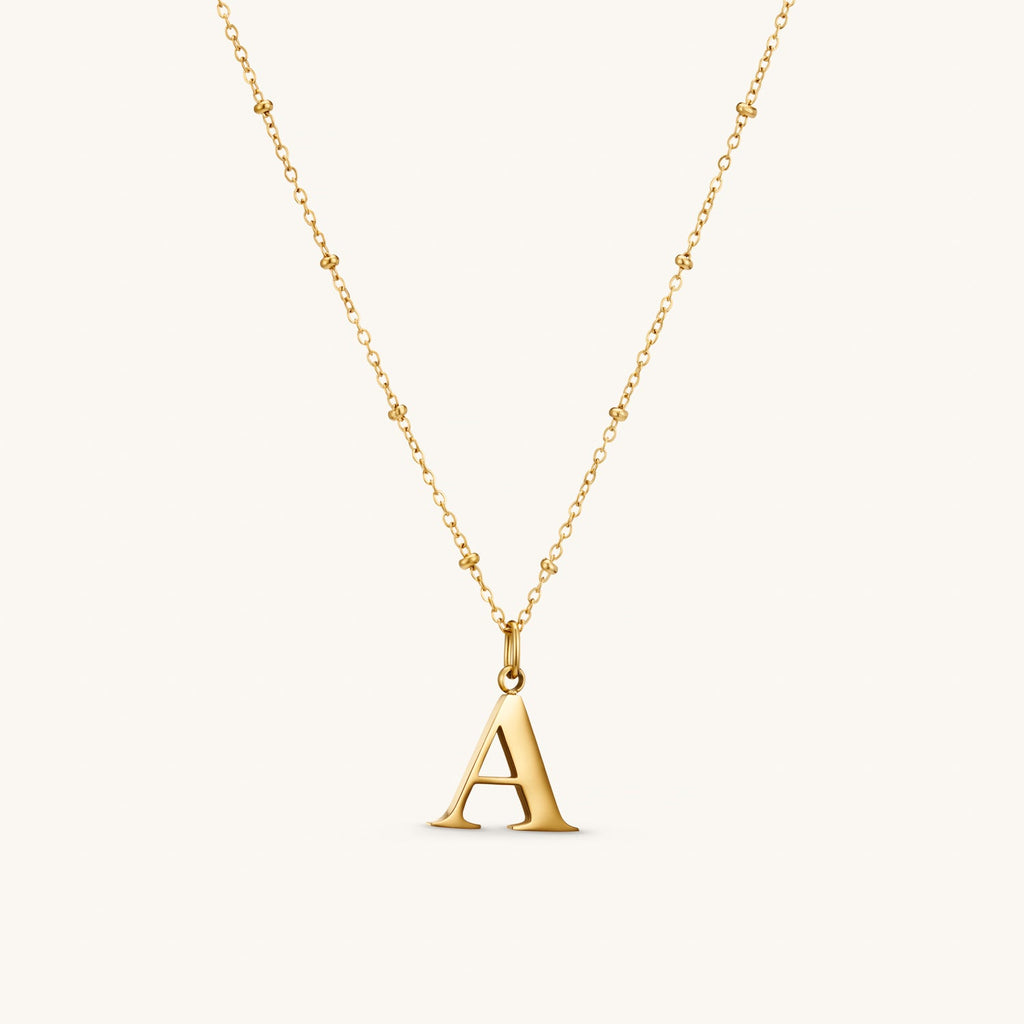Collier pendentif initiale A en Or