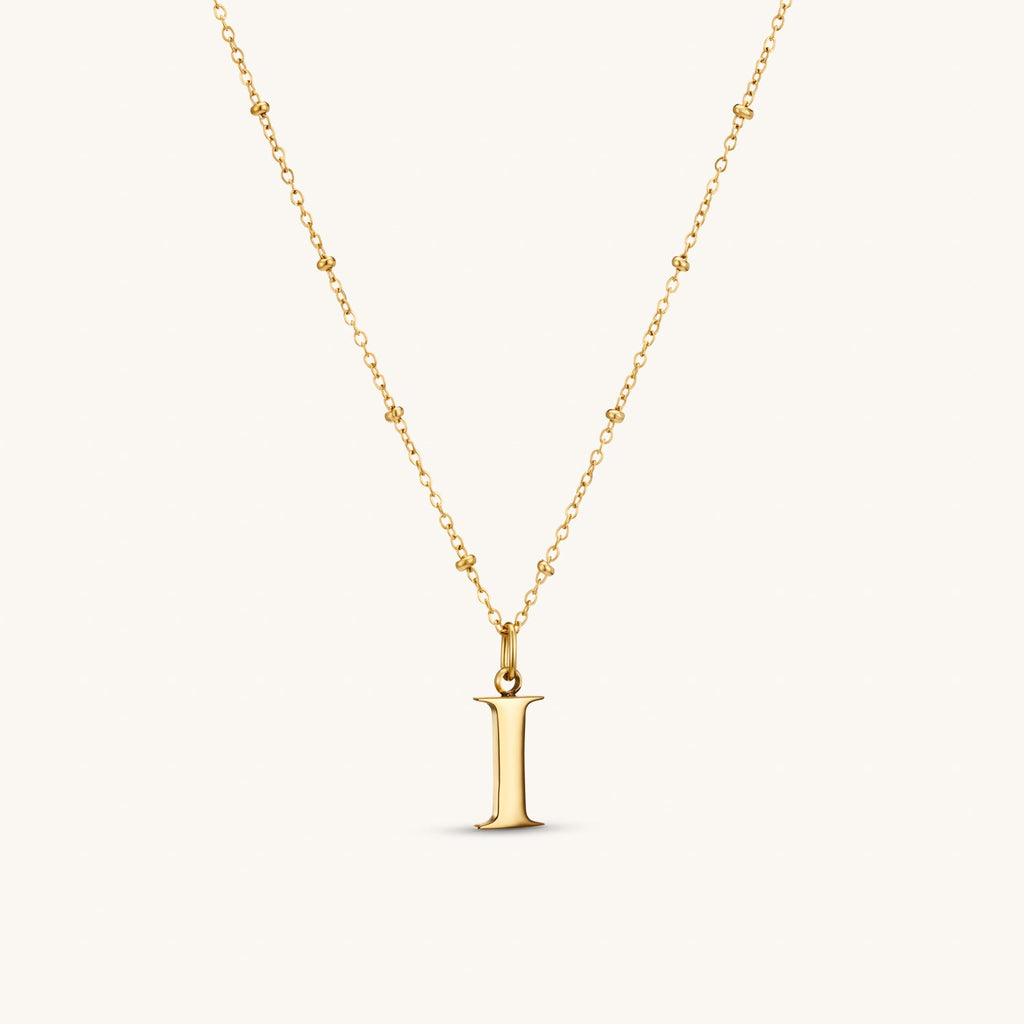 Collier pendentif initiale I en Or
