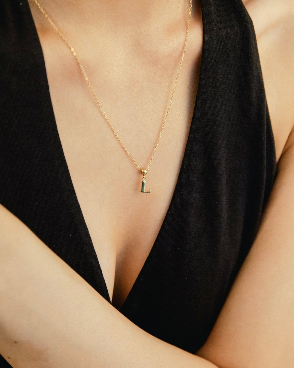 Pendentif Initiale L Classique en Or