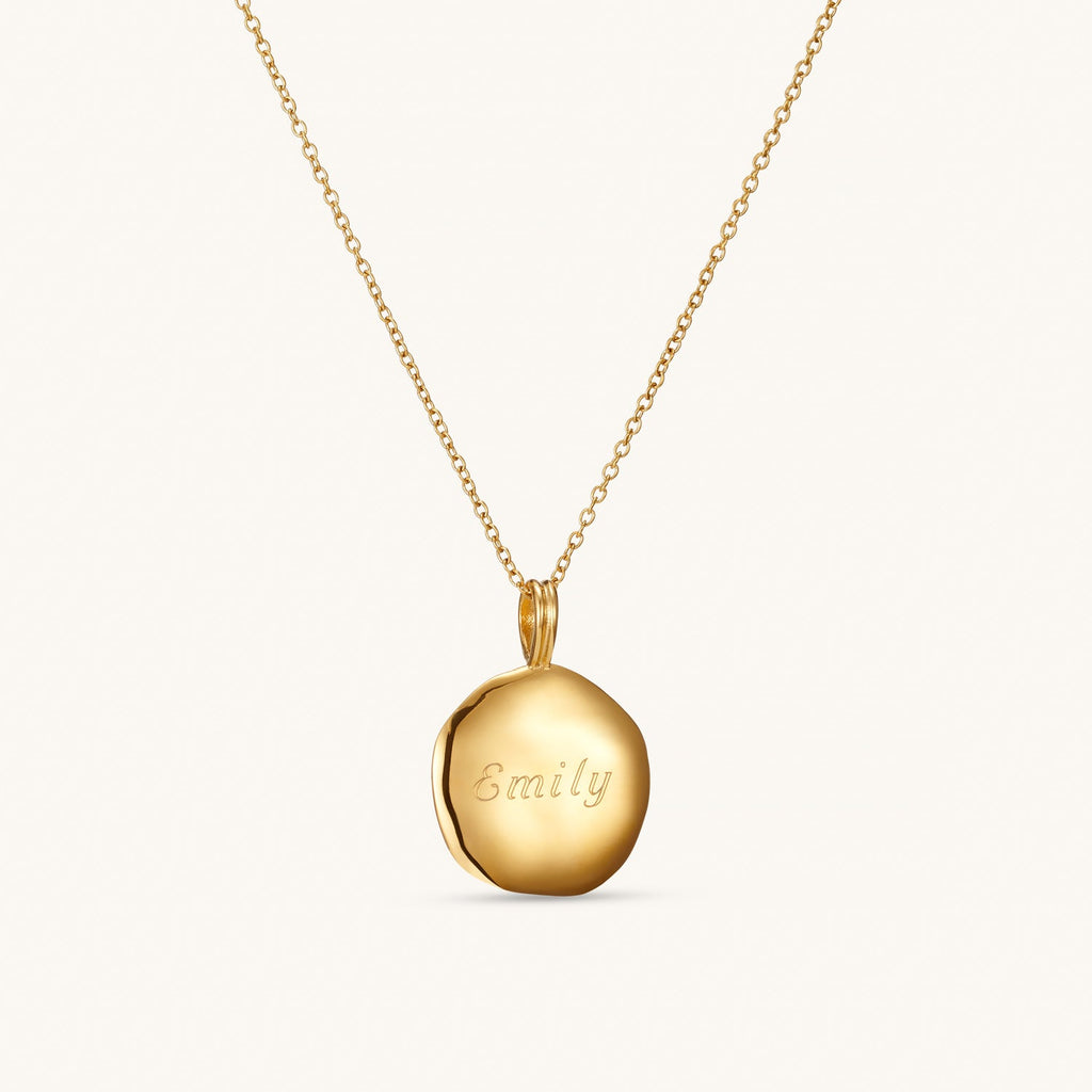 Collier Pendentif Cercle Maya en Or