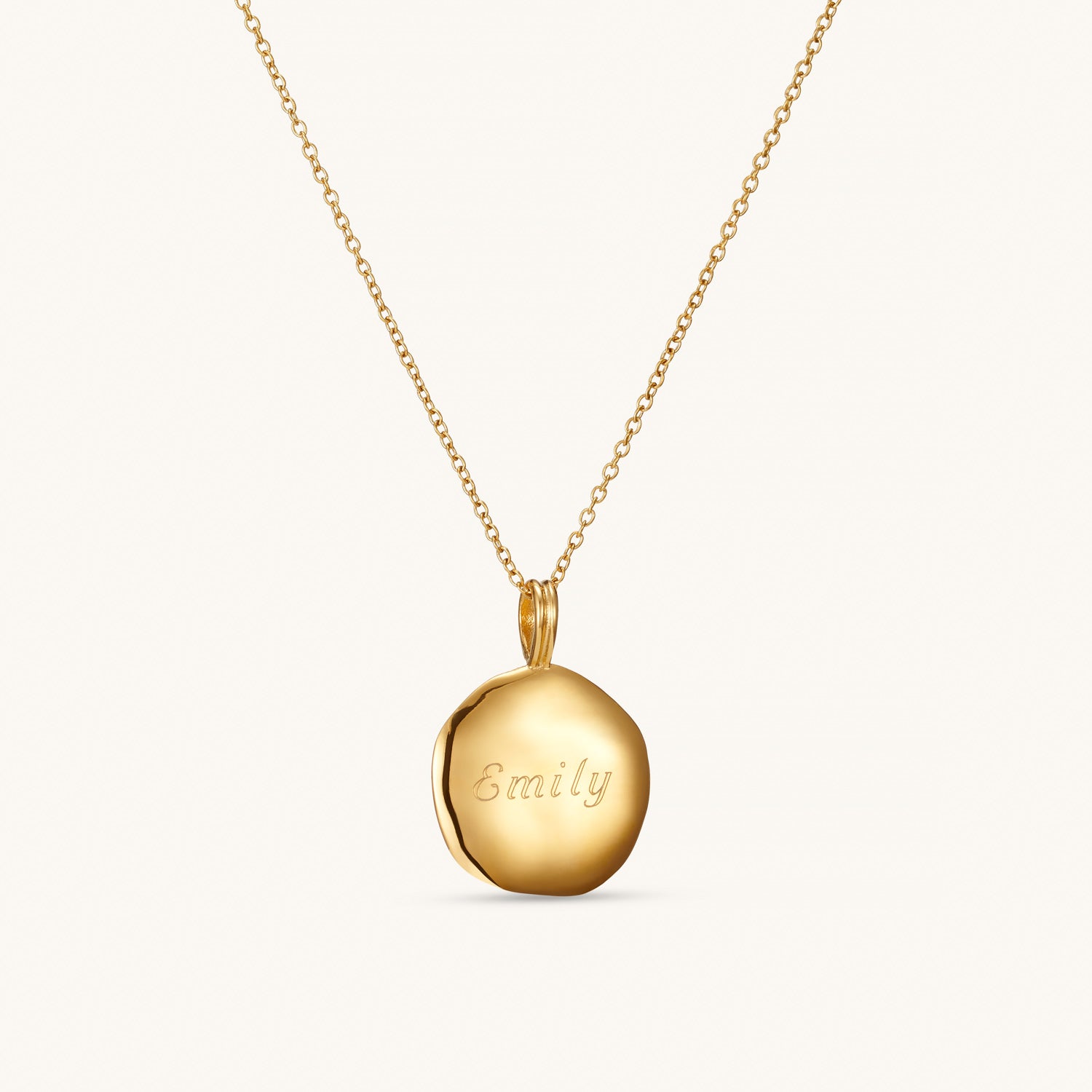 Collier Pendentif Cercle Maya en Or