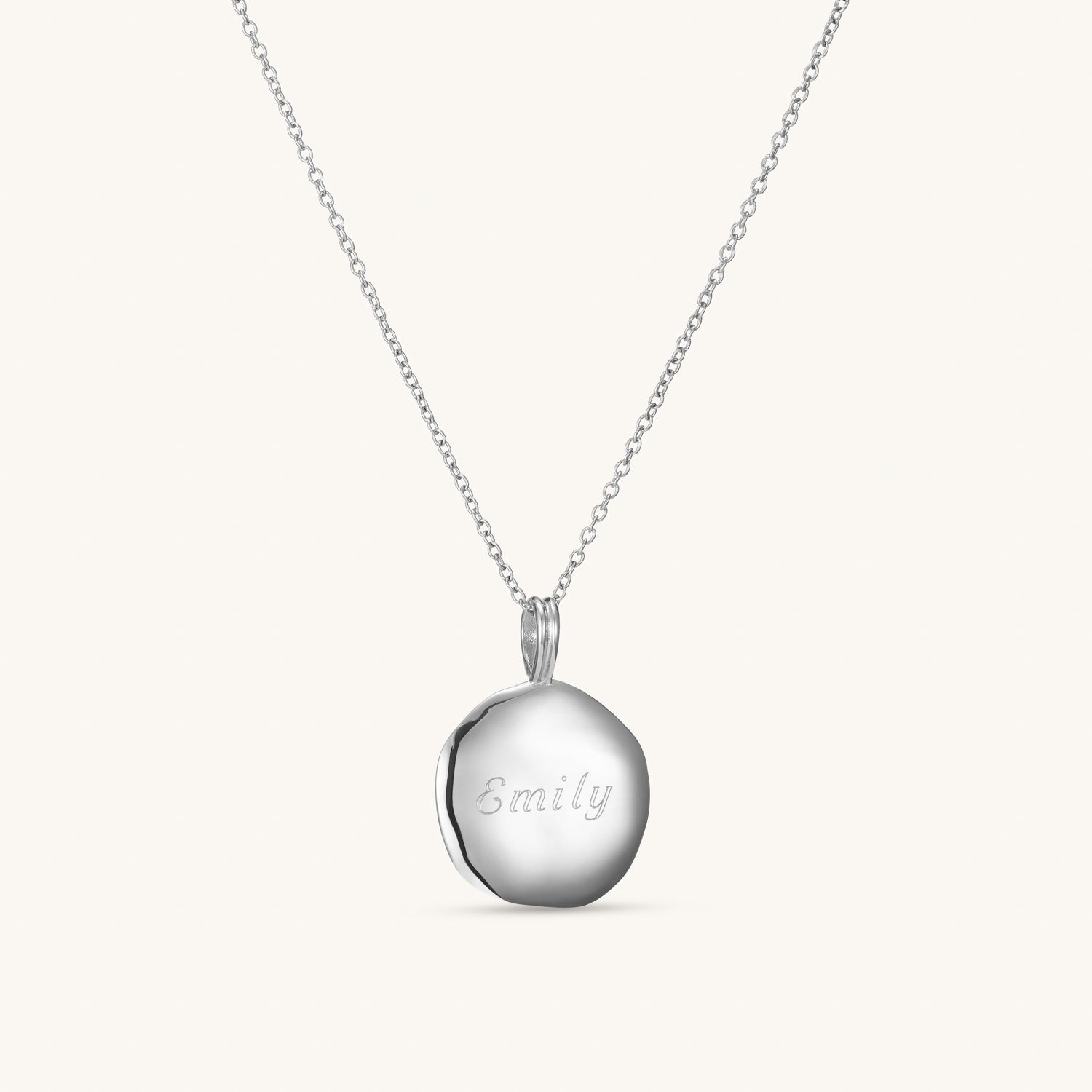 Collier Pendentif Cercle Maya en Argent