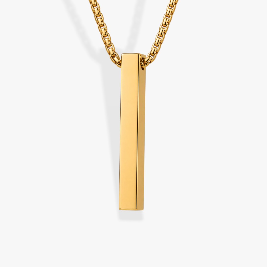 Line | Collier Pendentif Barre Homme
