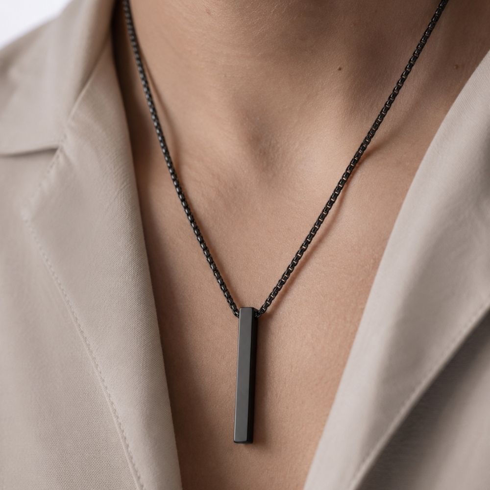 Line | Men's Bar Pendant Necklace