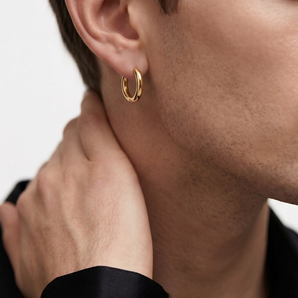 Loop | Brincos de argola para homem