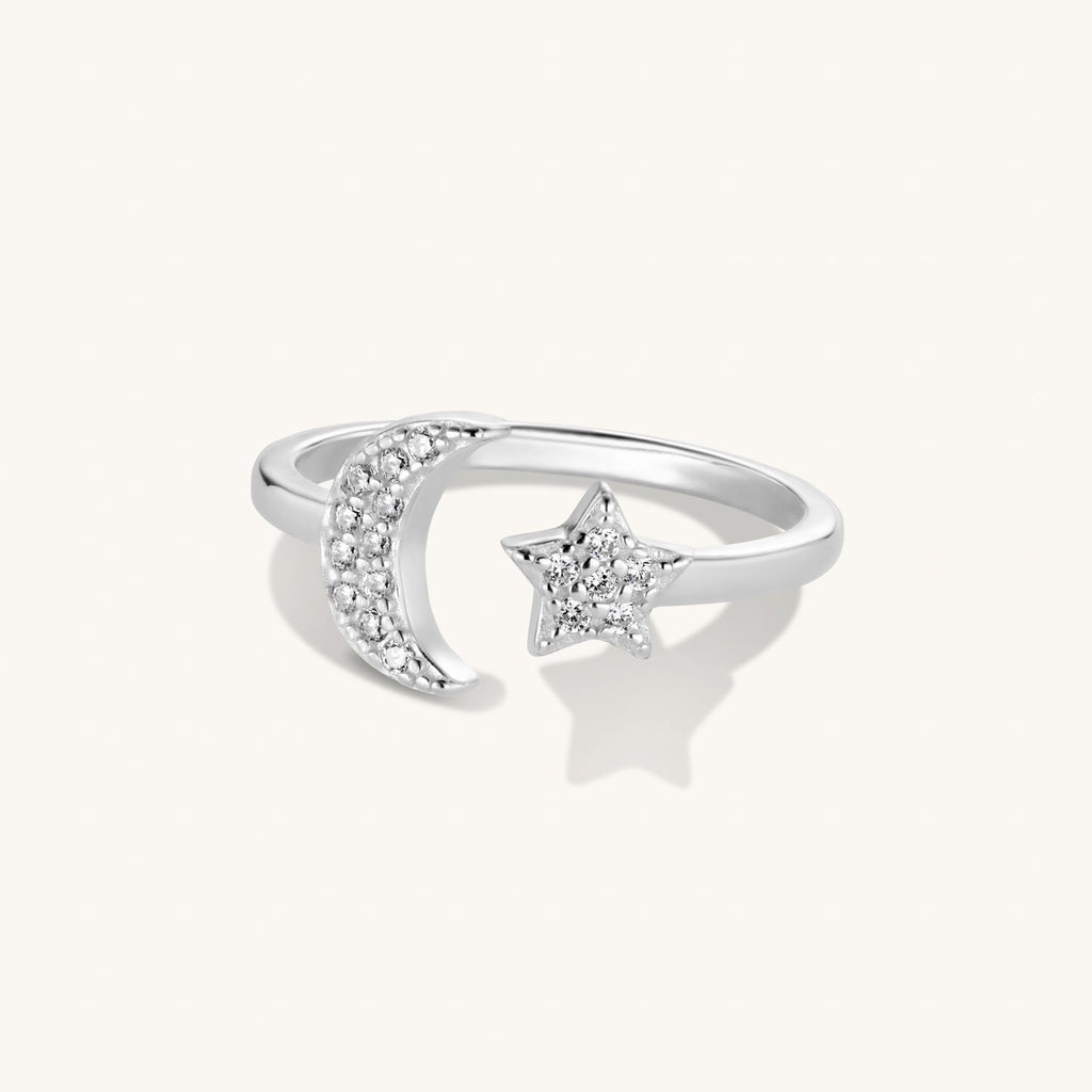 Bague Lune Luna en Argent