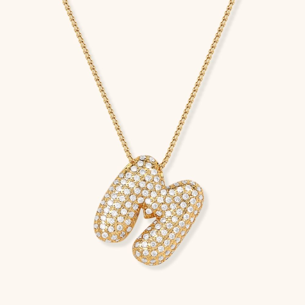 Collier Initiale Diva Nocturne