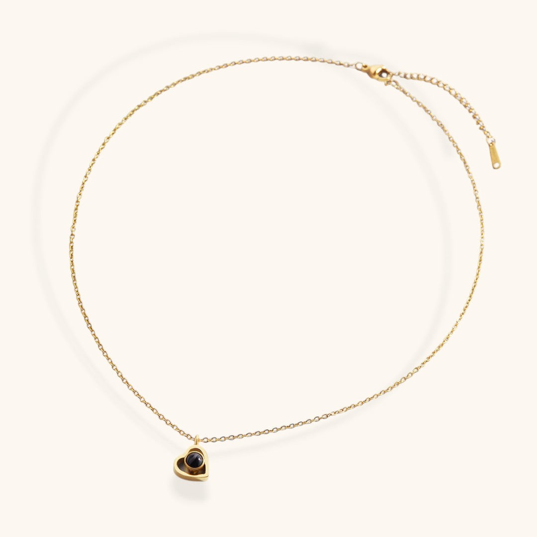 Collier Photo Cœur Personnalisé