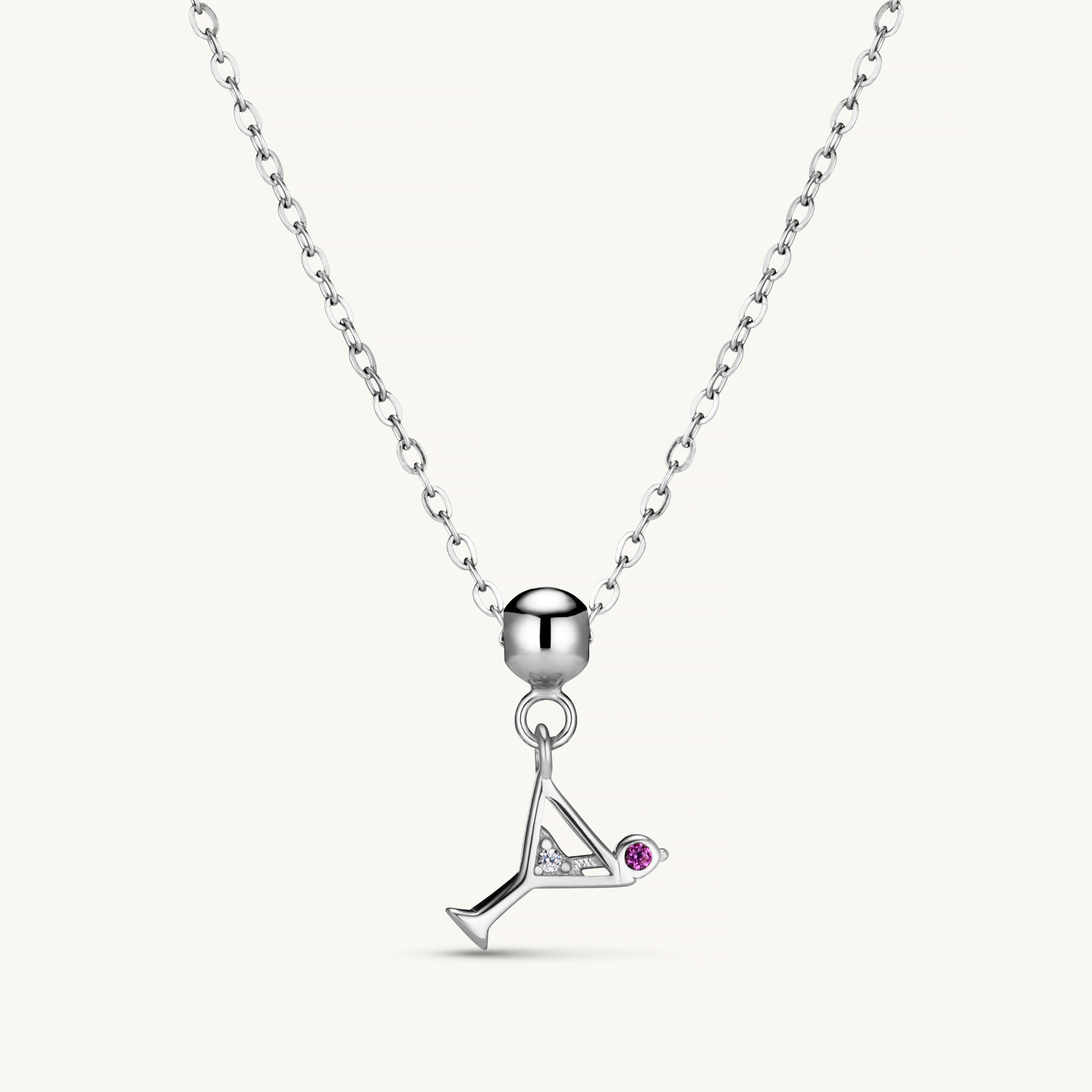 Pendentif Martini en Argent