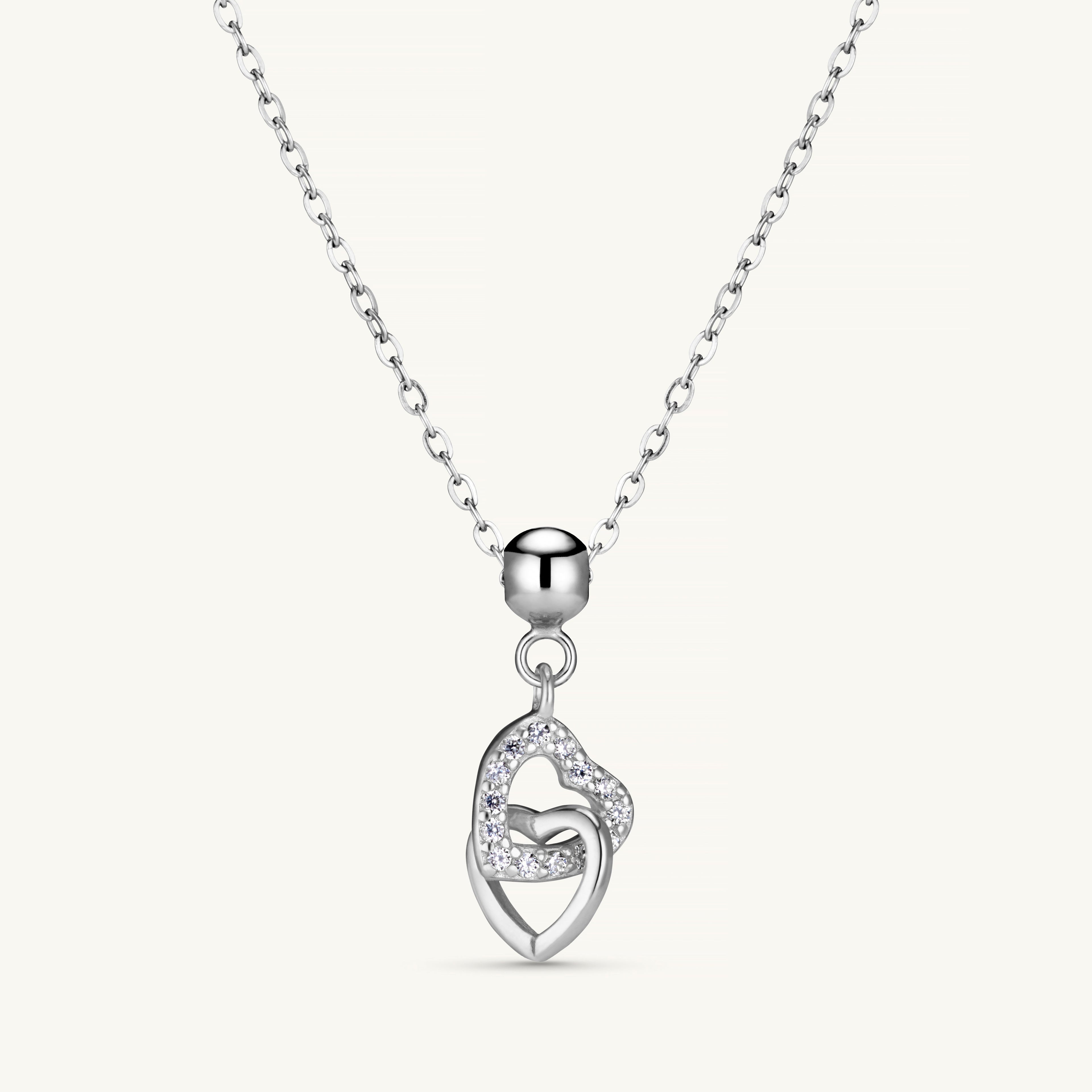 Pendentif Entrelacé Mi Amor en Argent
