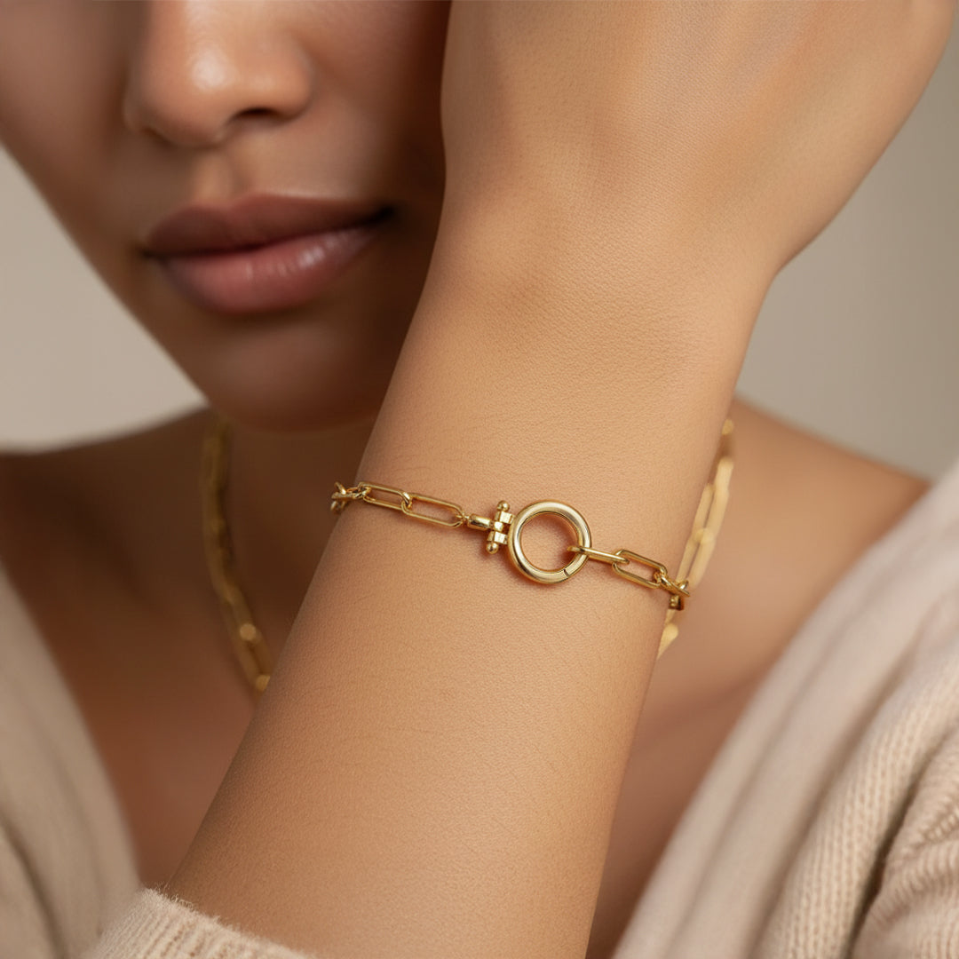 Bracelet Chaîne Maillons en Or