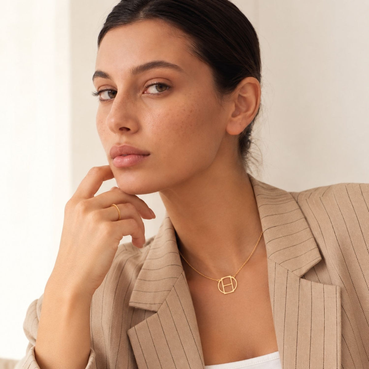 Boucles d’Oreilles Monogramme
