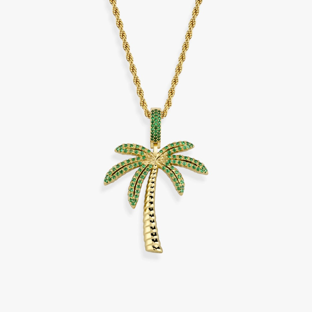 Palm | Men's Palm Tree Pendant Necklace