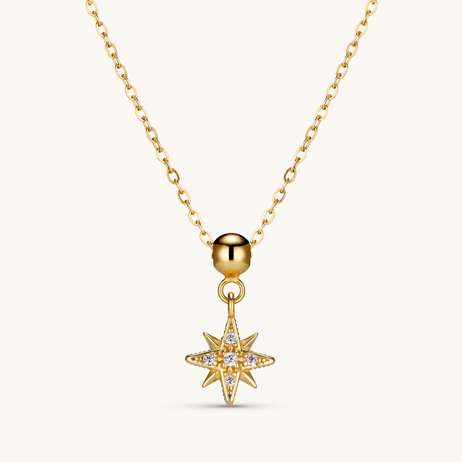 Pendentif Étoile du Nord en Or