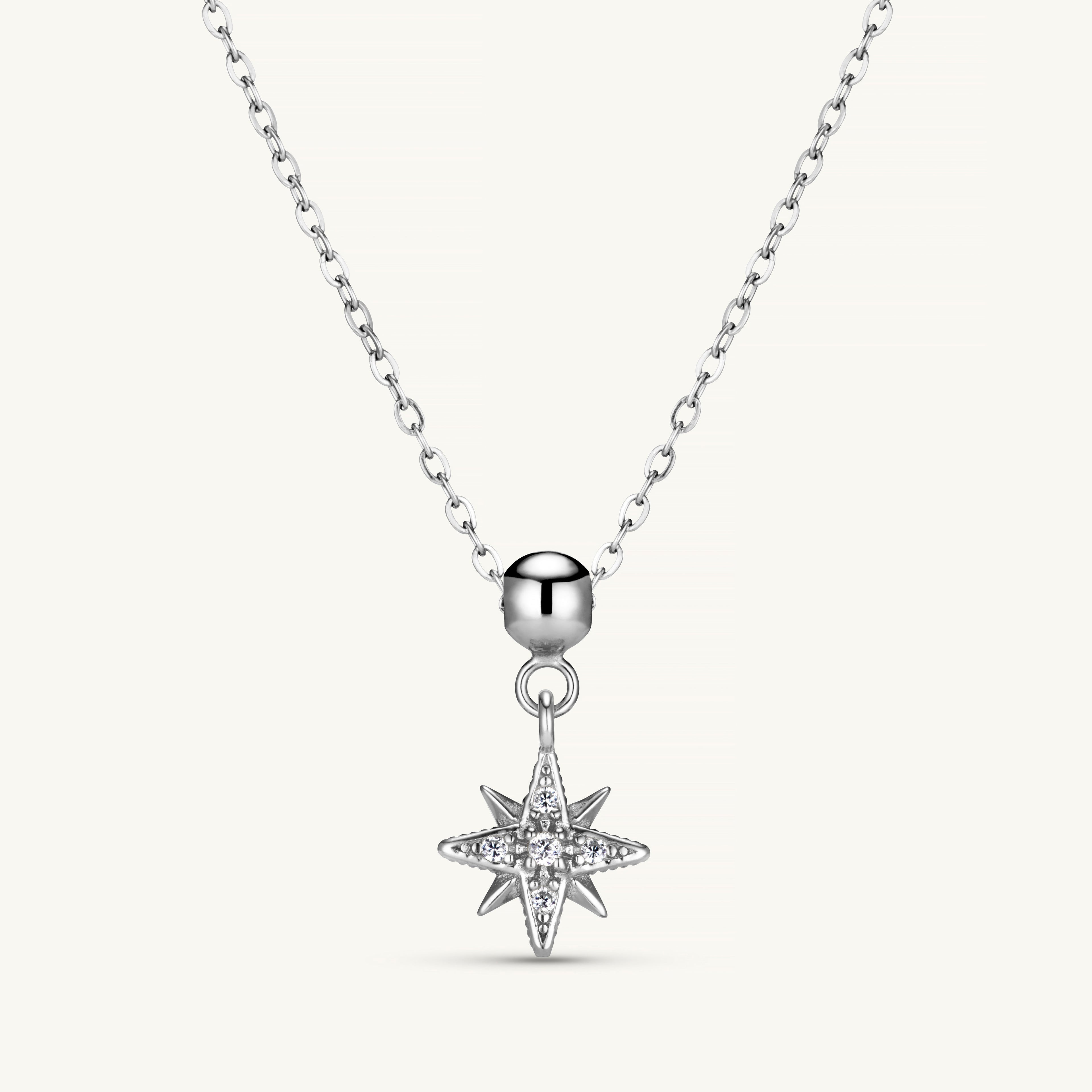 Pendentif Étoile du Nord en Argent