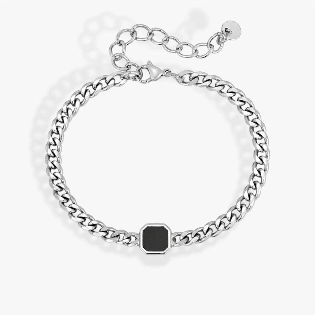 Onyx | Herren Armband Cuban Chain