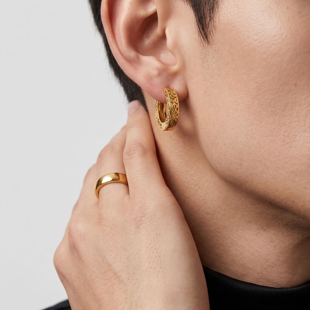 Ornament | Brincos de argola para homem