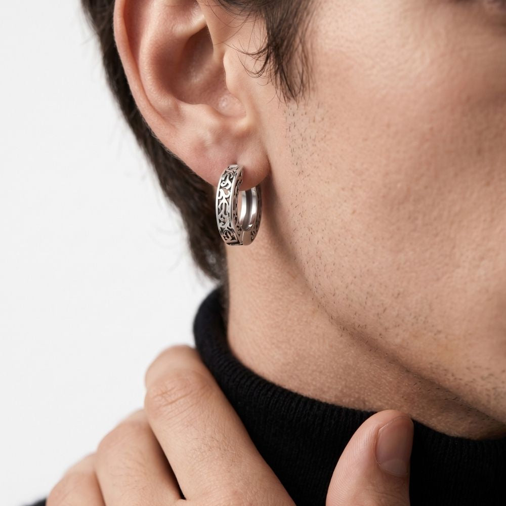 Ornament | Boucles d’Oreilles Créoles Homme