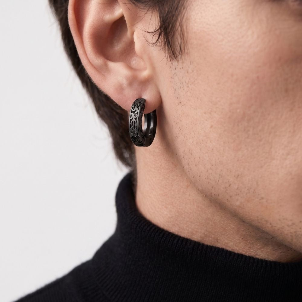 Ornament | Boucles d’Oreilles Créoles Homme