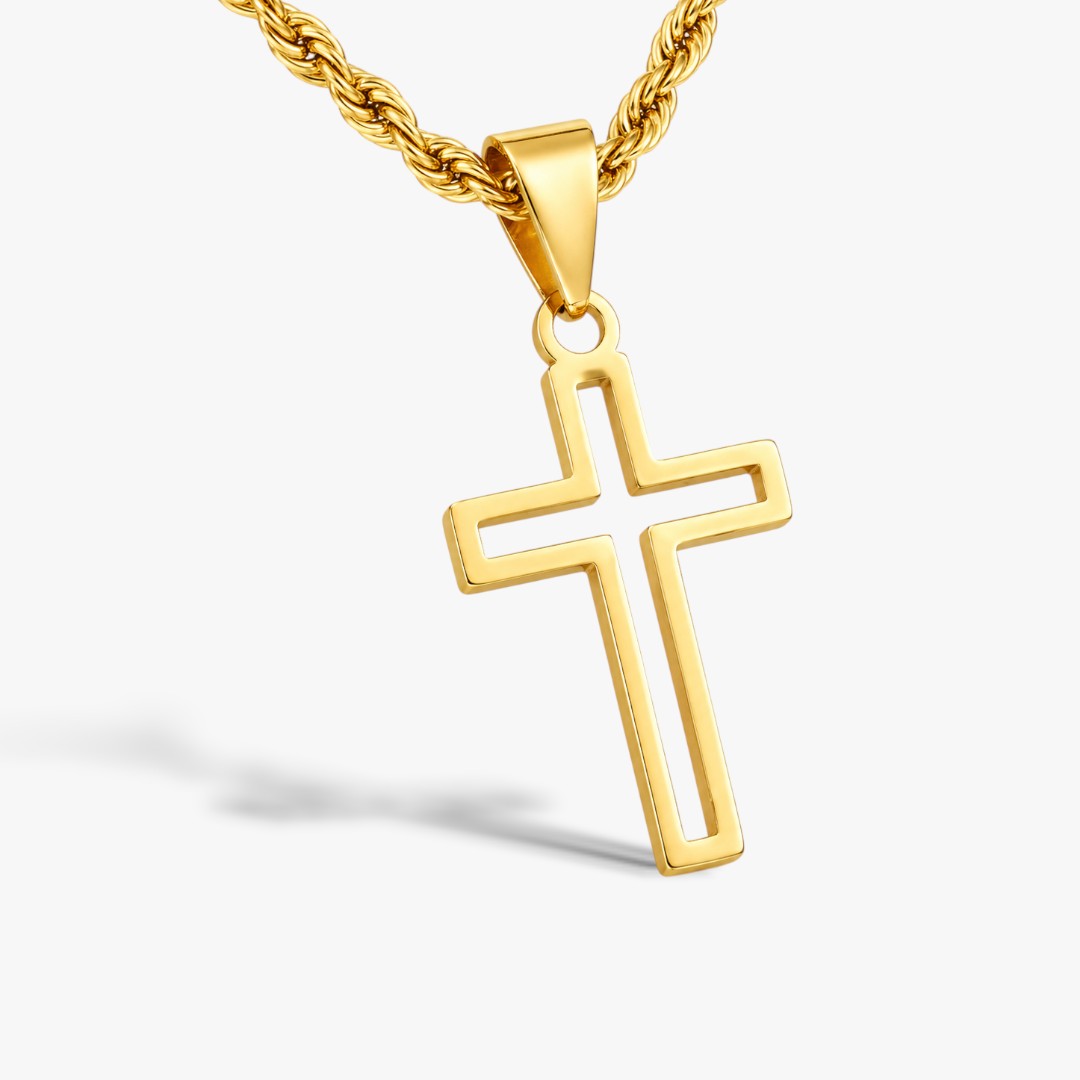 Outline | Collier Croix Homme