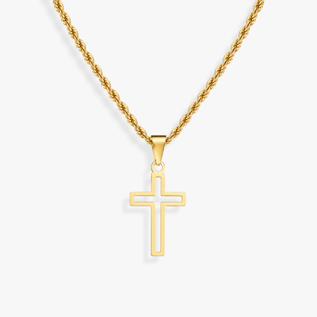 Outline | Collier Croix Homme