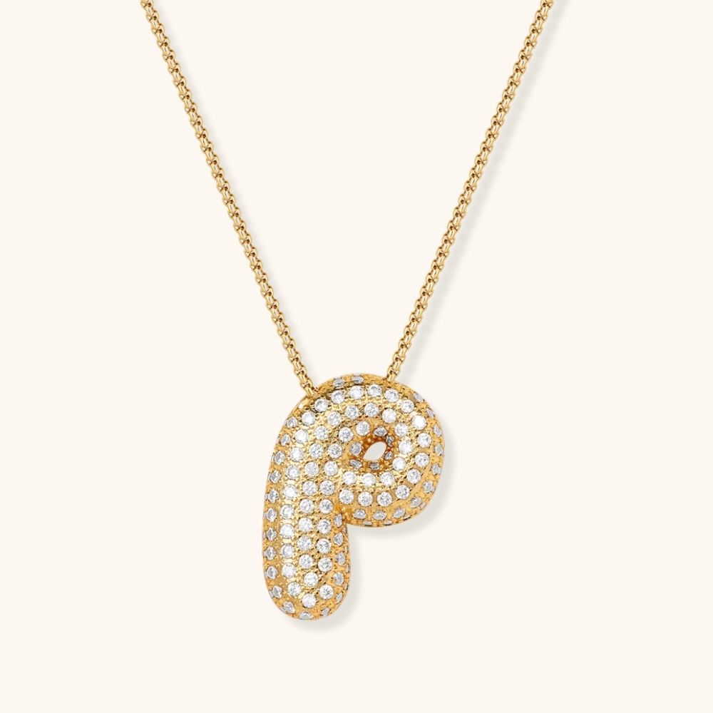 Collier Initiale Diva Nocturne